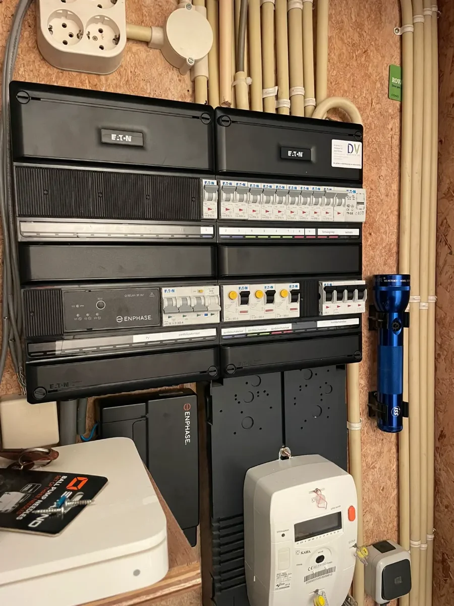 Nette meterkast / groepenkast installatie